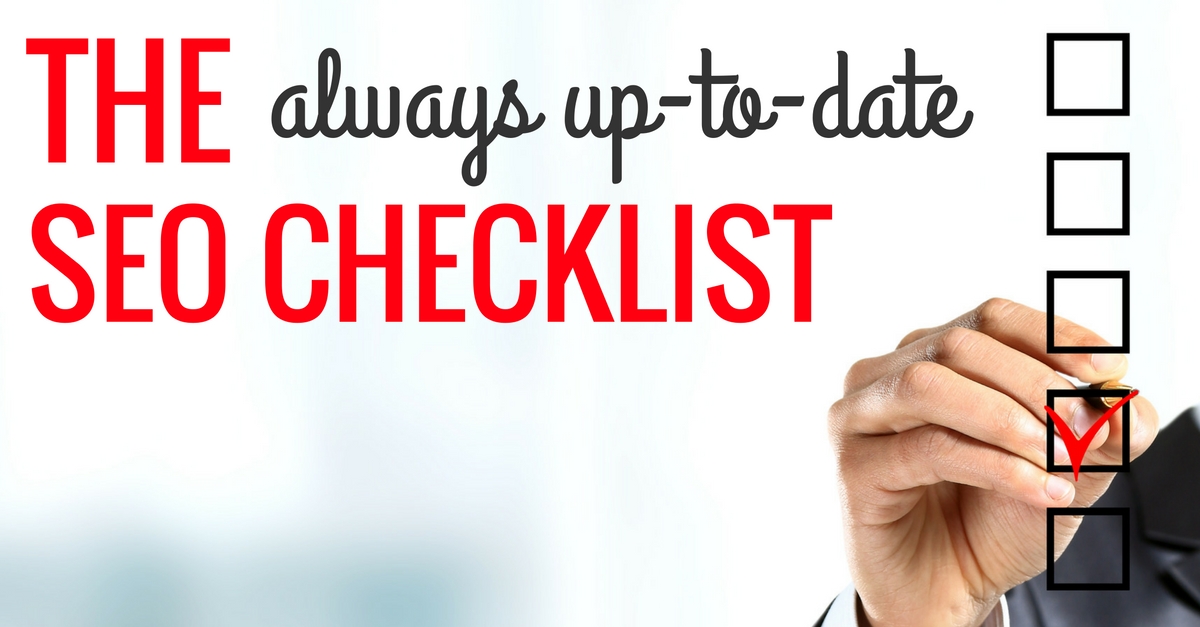 BruceClay - The Always Up-to-Date SEO Checklist