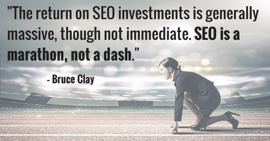 SEO is a competitive space. Bruce Clay (2)