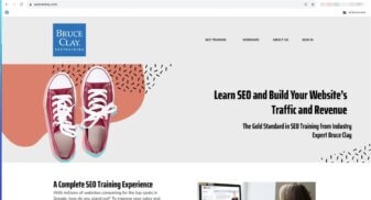 SEO training course.